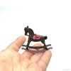 Лошадка - качалка, маленькая, миниатюра 1:12