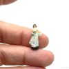 Статуэтка Девушка в длинном светлом платье с шалью, миниатюра 1:!2