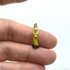 Статуэтка Модная леди в зеленом платье с веером, миниатюра 1:!2