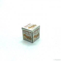 Коробочка жестяная "Cream Crackers", кукольная миниатюра 1:12