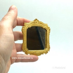 Зеркало для кукольного домика, кукольная миниатюра 1:12