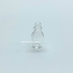 Бутылочка, стекло, кукольная миниатюра, масштаб 1:12