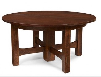 Стол круглыйStickly Round Cocktail Table-walnut, масштаб 1:12