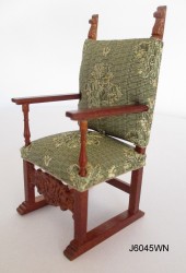 Кресло 1620 Jacobean/Spanish  Arm Chair.,  масштаб 1:12