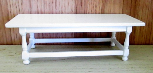 Столик Sofa Table-white, масштаб 1:12